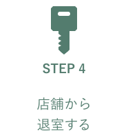 STEP4 店舗から退室する